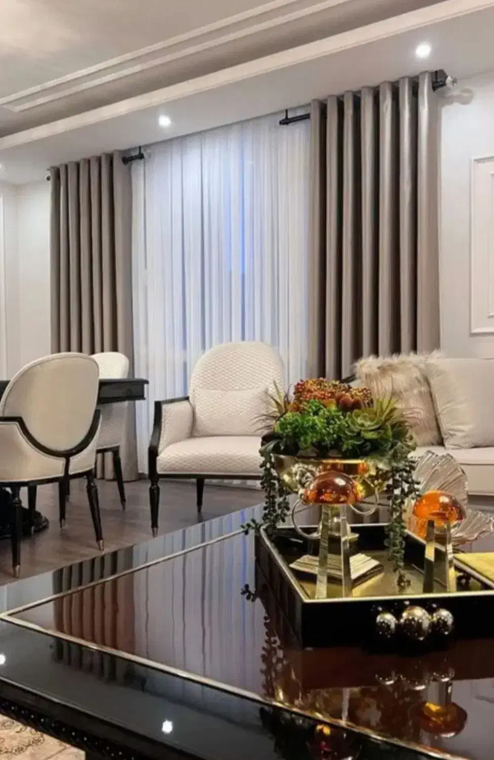 حریر مینیمال اروپایی|پرده، رانر، رومیزی|قم, نیروگاه|دیوار