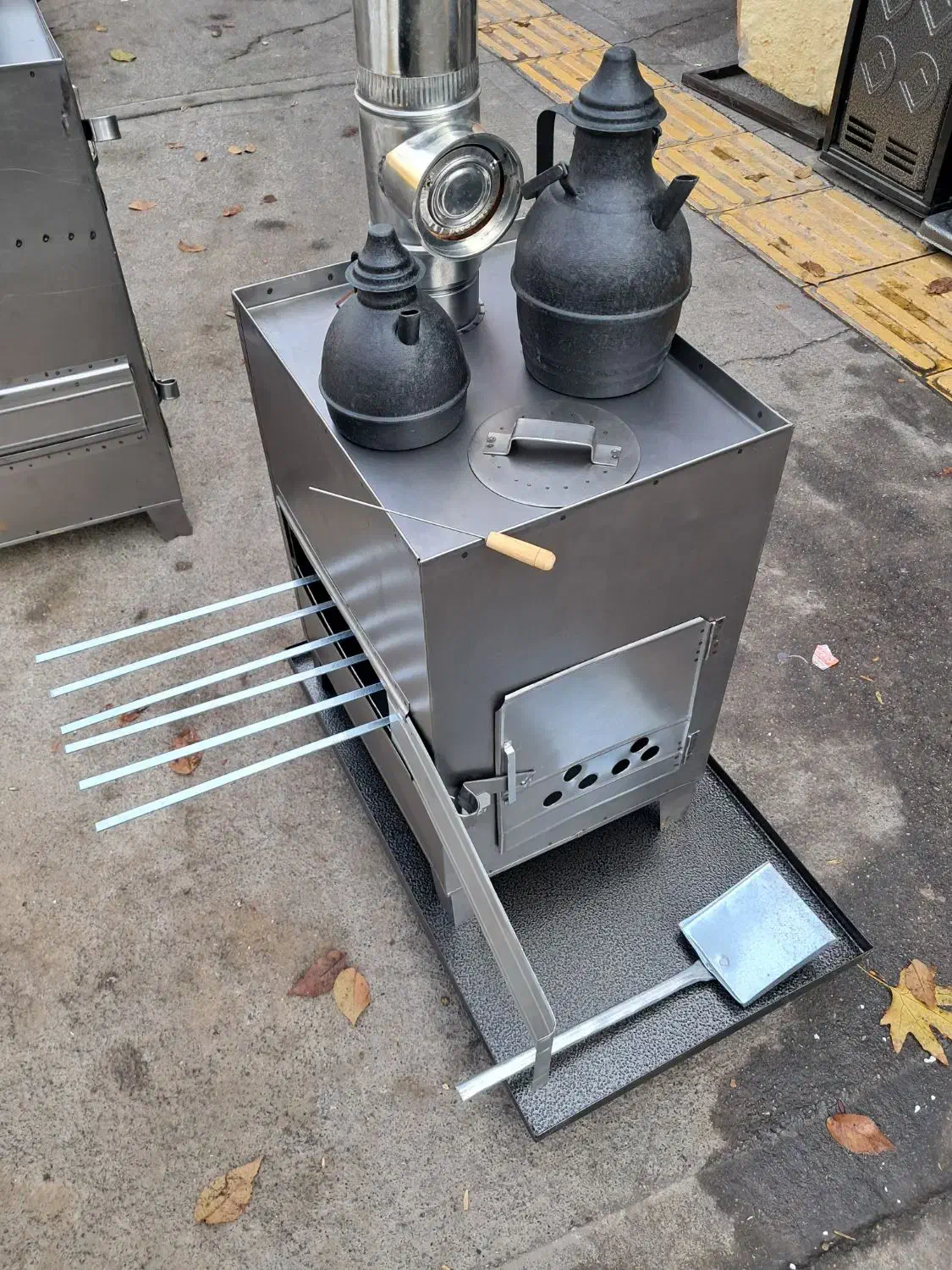 بخاری هیزمی 60سانتی کبابی دریچه بالا پخت غذا منقل|بخاری، هیتر، شومینه|تهران, تهرانپارس شرقی|دیوار