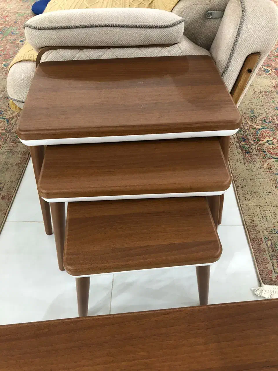 میز عسلی با چوب انگلیسی اورجینال|مبلمان خانگی و میز عسلی|بندر ماهشهر, |دیوار