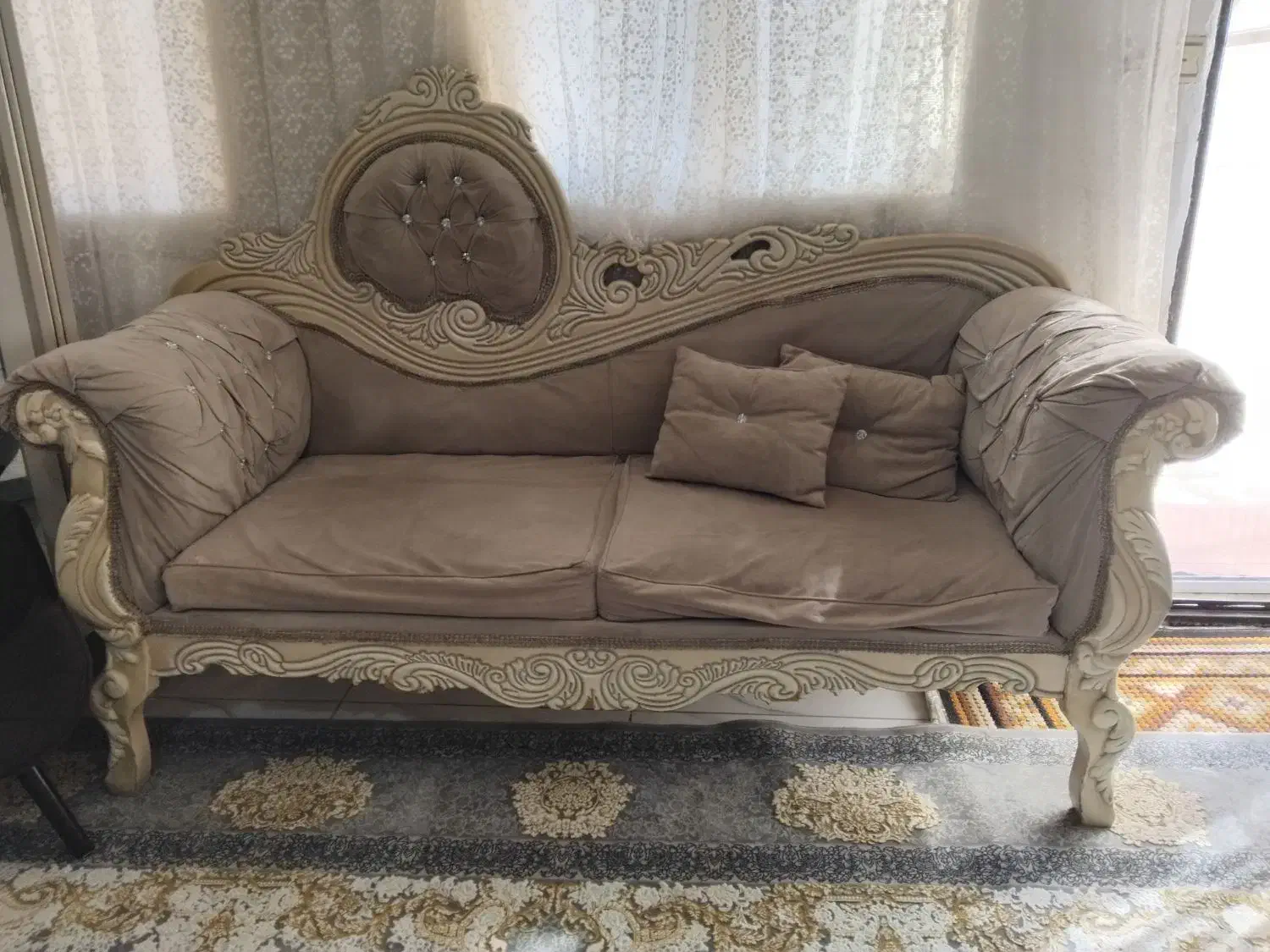 مبل۷نفره|مبلمان خانگی و میز عسلی|تاکستان, |دیوار