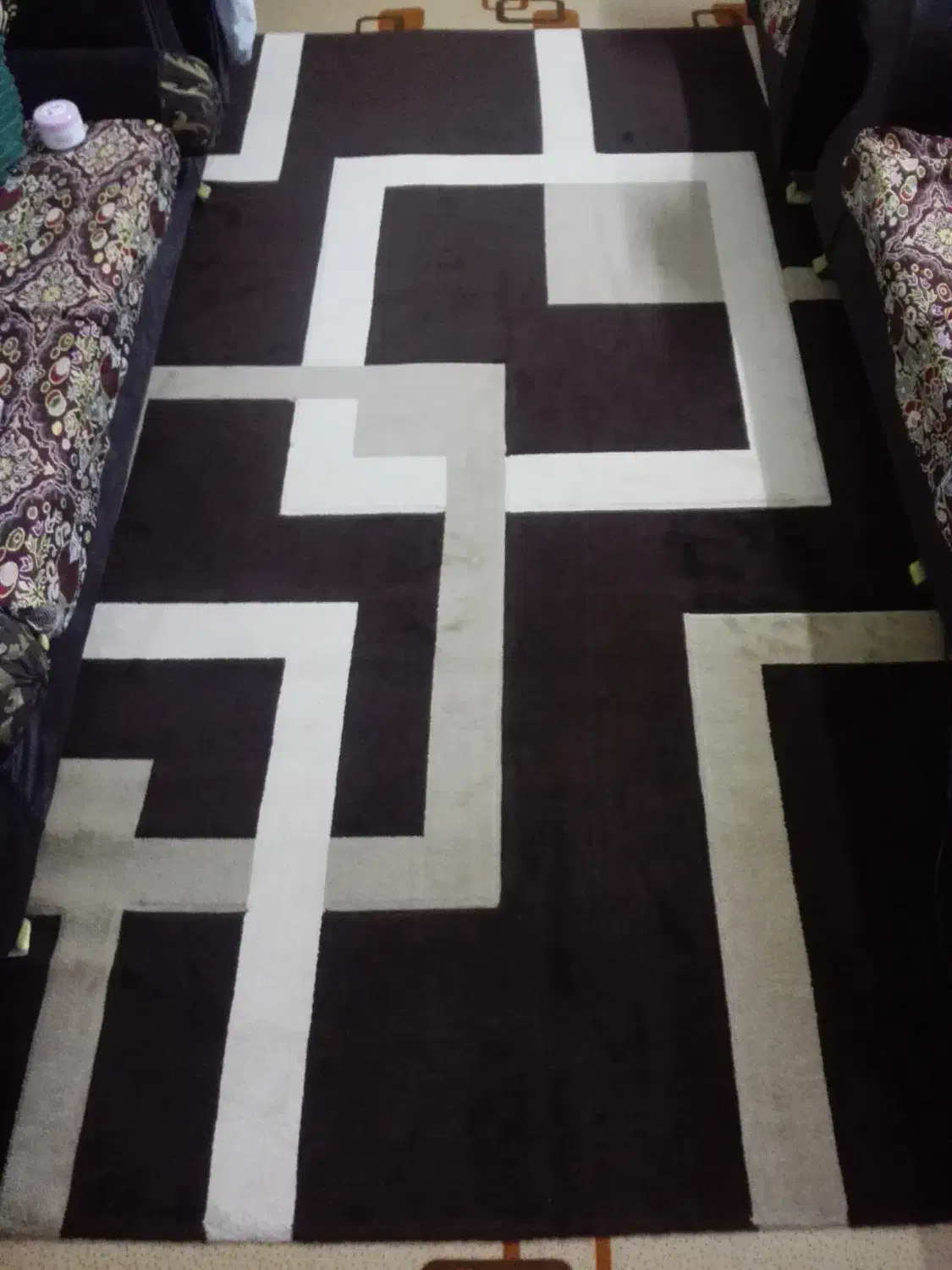 عکس بالا|گلیم، جاجیم، گبه|آبادان, |دیوار