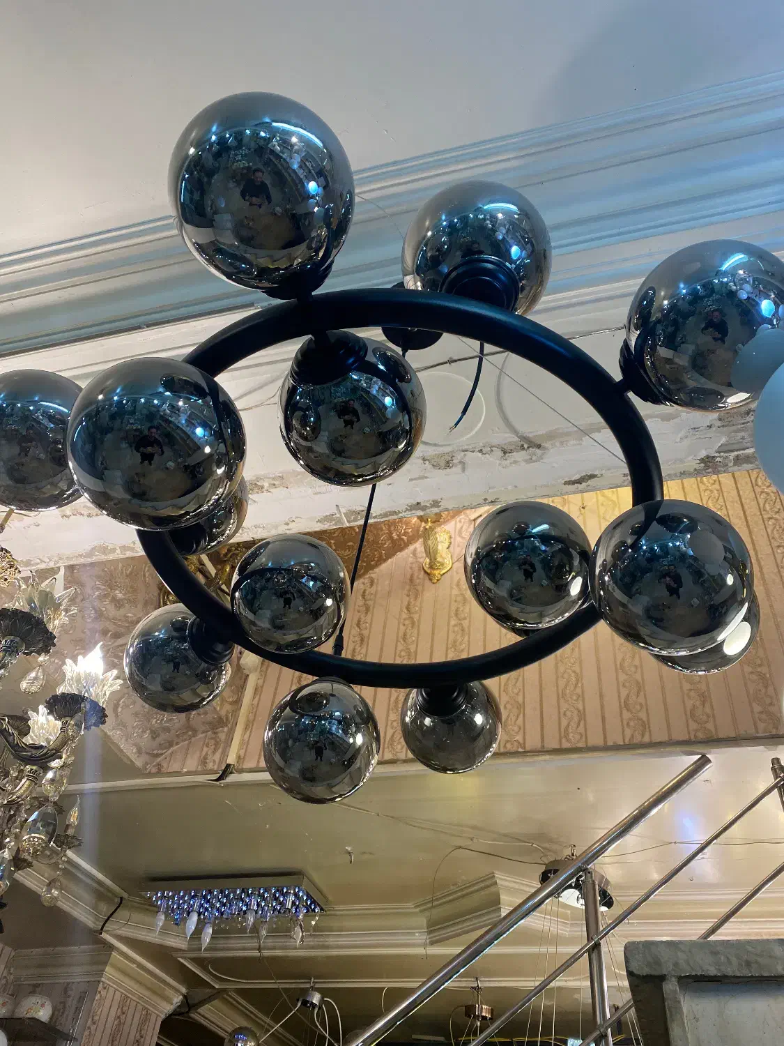 لوستر مولکولی مدرن|لوستر و چراغ آویز|کرج, مصباح|دیوار