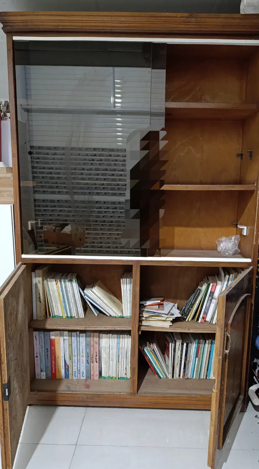 کتابخانه چوبی|کتابخانه، شلف، قفسههای دیواری|اردبیل, |دیوار