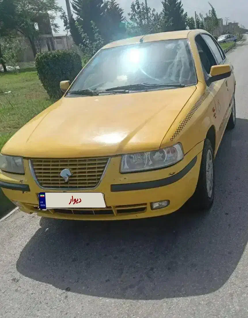 فروش فوری تاکسی سمند ef7|خودرو سواری و وانت|محلات, |دیوار