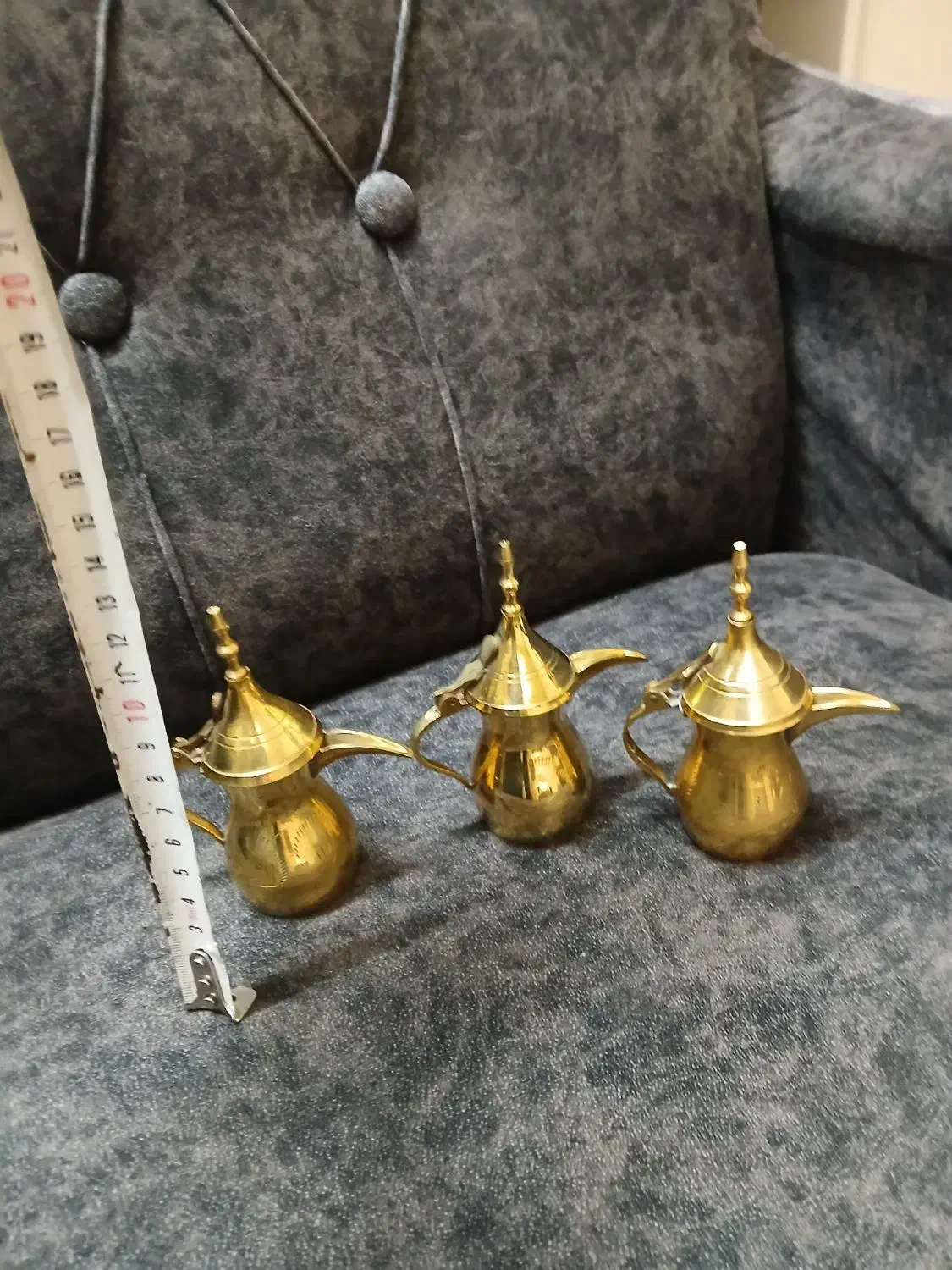 دله سماوربرنجی برنزی کلکسیون ظروف آشپزخانه مجسمه|کلکسیون اشیاء عتیقه|تهران, افسریه جنوبی|دیوار