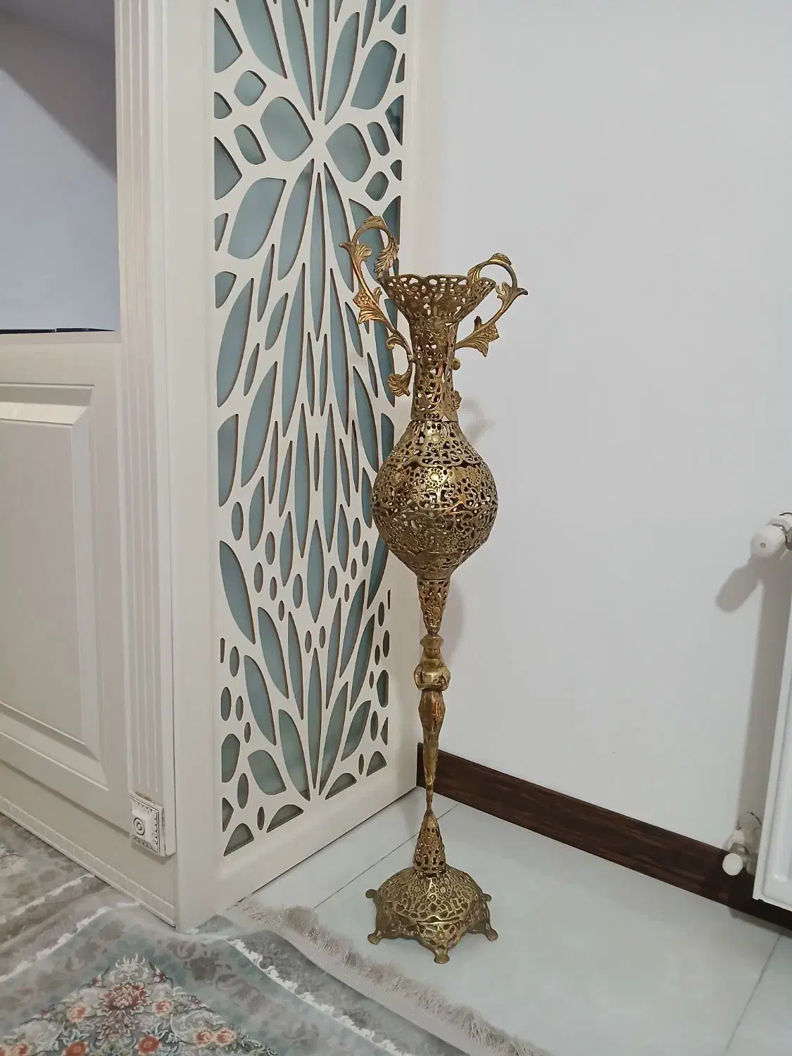 گلدان برنزی|صنایع دستی و سایر لوازم تزئینی|مشکیندشت, |دیوار