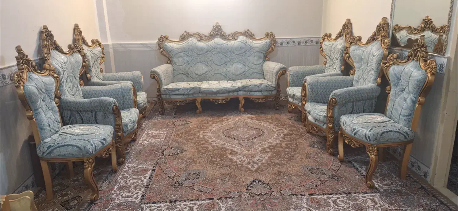 مبل سلطنتی|مبلمان خانگی و میز عسلی|پاکدشت, حصار امیر|دیوار