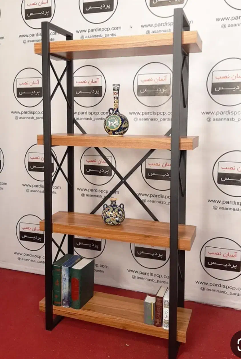 کتابخانه|کتابخانه، شلف، قفسههای دیواری|همدان, |دیوار