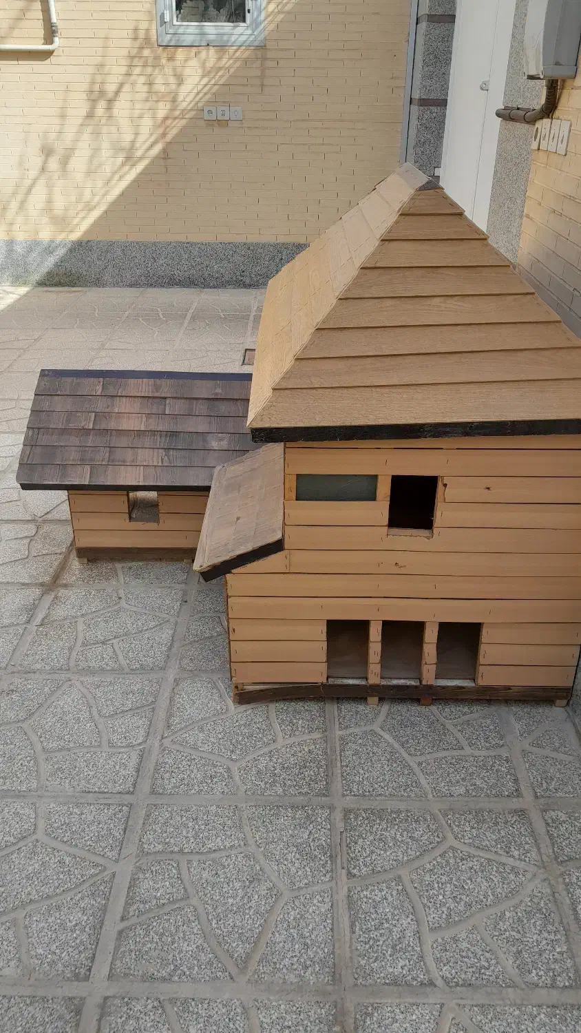 کلبه چوبی دستساز حیوانات|لوازم جانبی حیوانات|حمیدیا, |دیوار