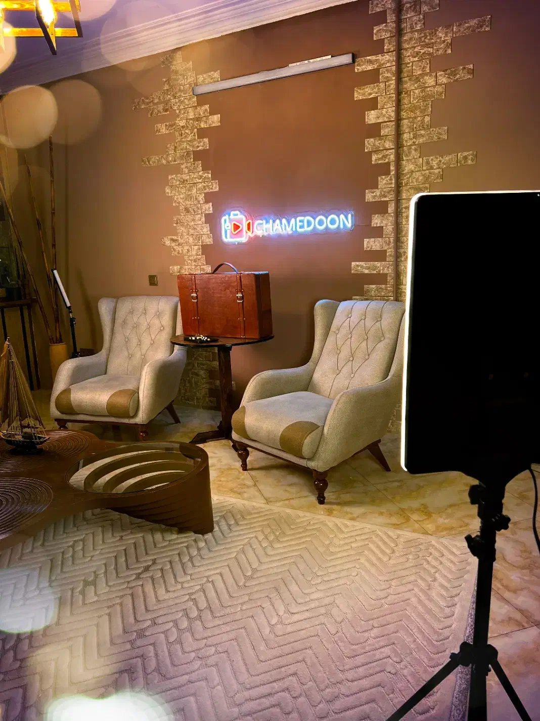 اجاره استودیو تولید محتوا|اجارهٔ کوتاه‌مدت دفتر کار و فضای آموزشی|مشهد, فرهنگ|دیوار