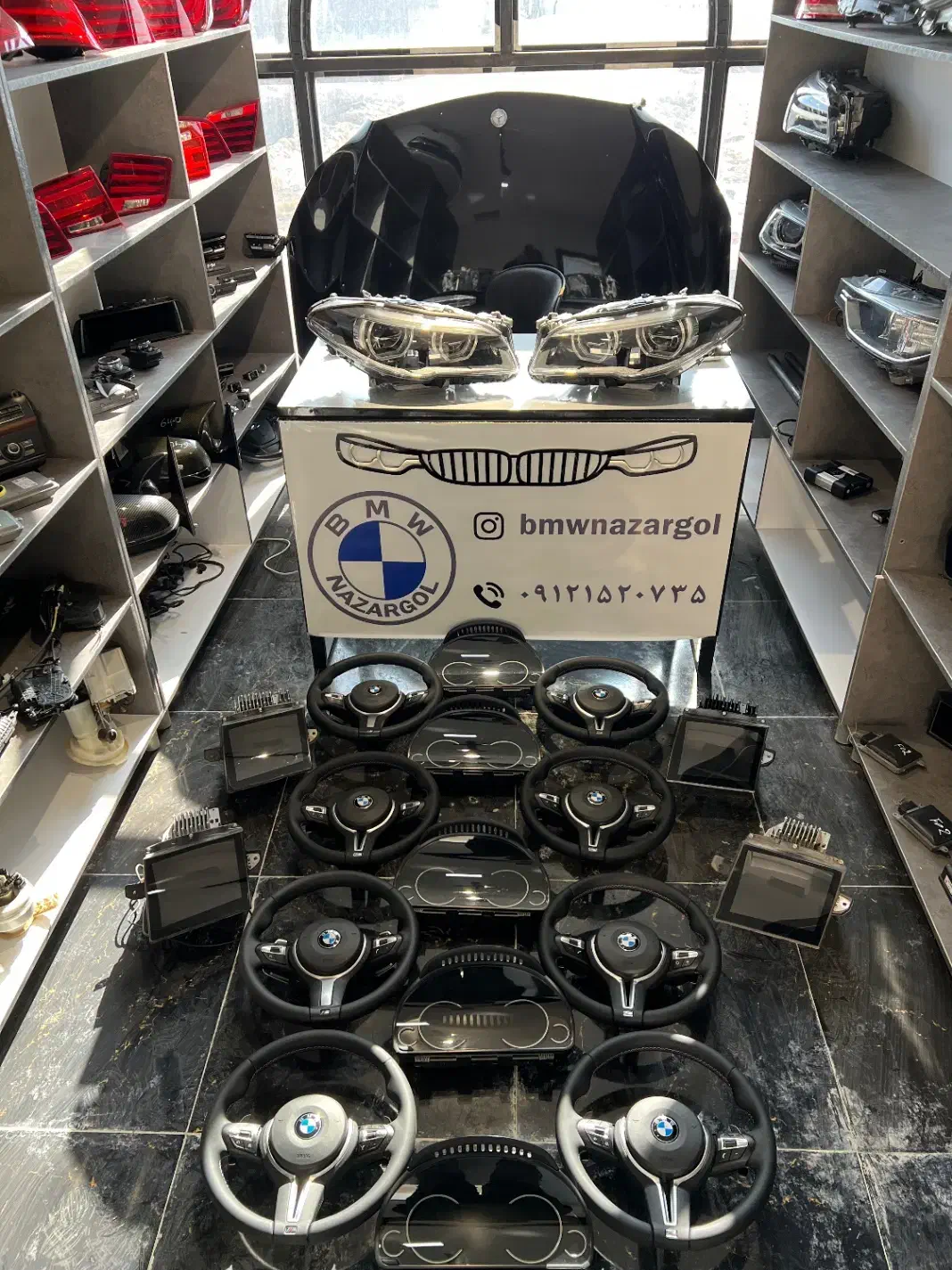 فرمان m اصلی فول ۸ کلید با ویبره و ۶کلید ۵۲۸ x3 x4|قطعات یدکی و لوازم جانبی|تهران, آجودانیه|دیوار