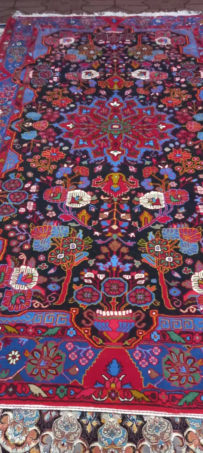 قالی دست بافت۳×۲|فرش|نهاوند, |دیوار