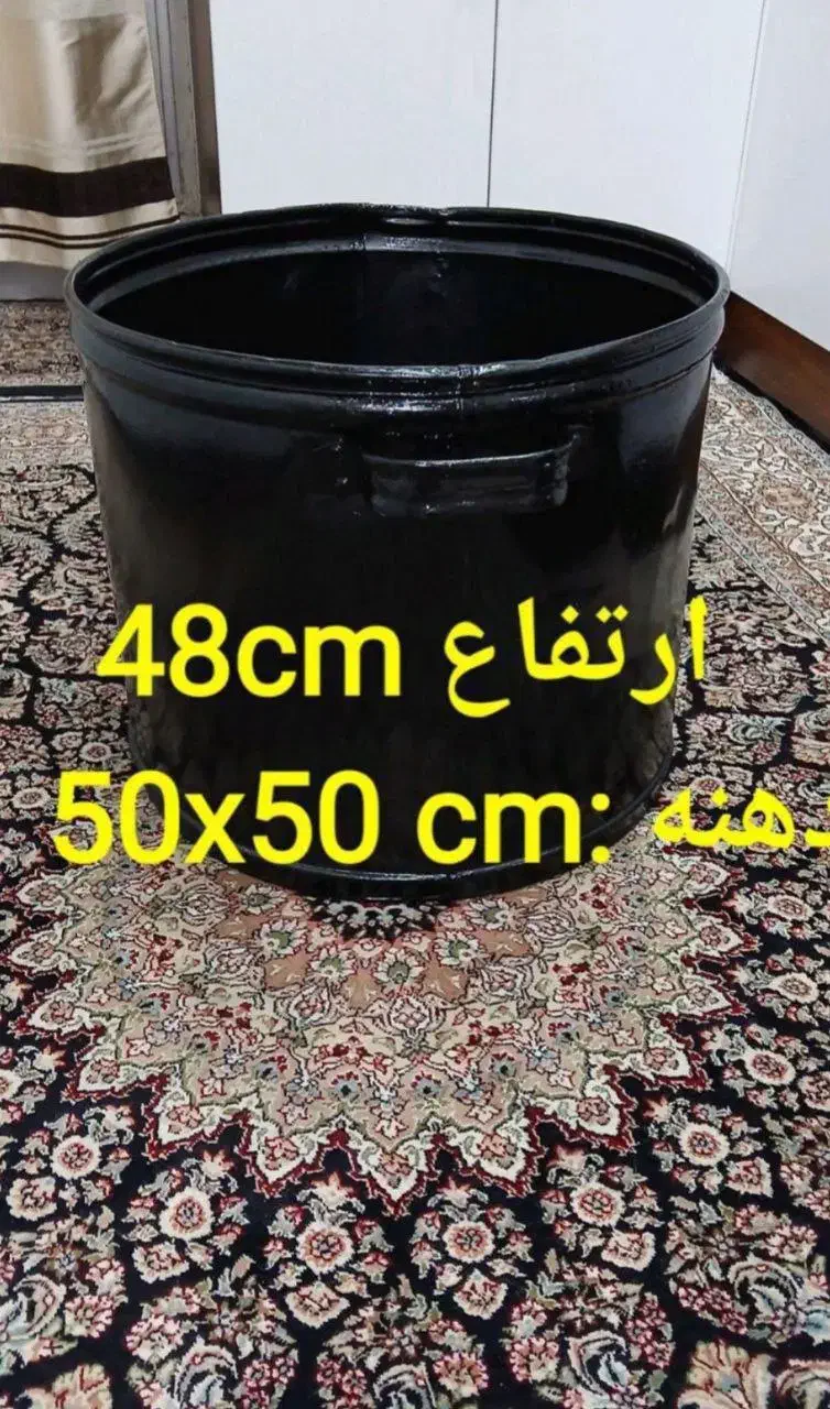 نیم بشکه گالوانیزه درب دار|ظروف نگهدارنده، پلاستیکی، یک‌بارمصرف|تهران, امام زاده عبدالله|دیوار
