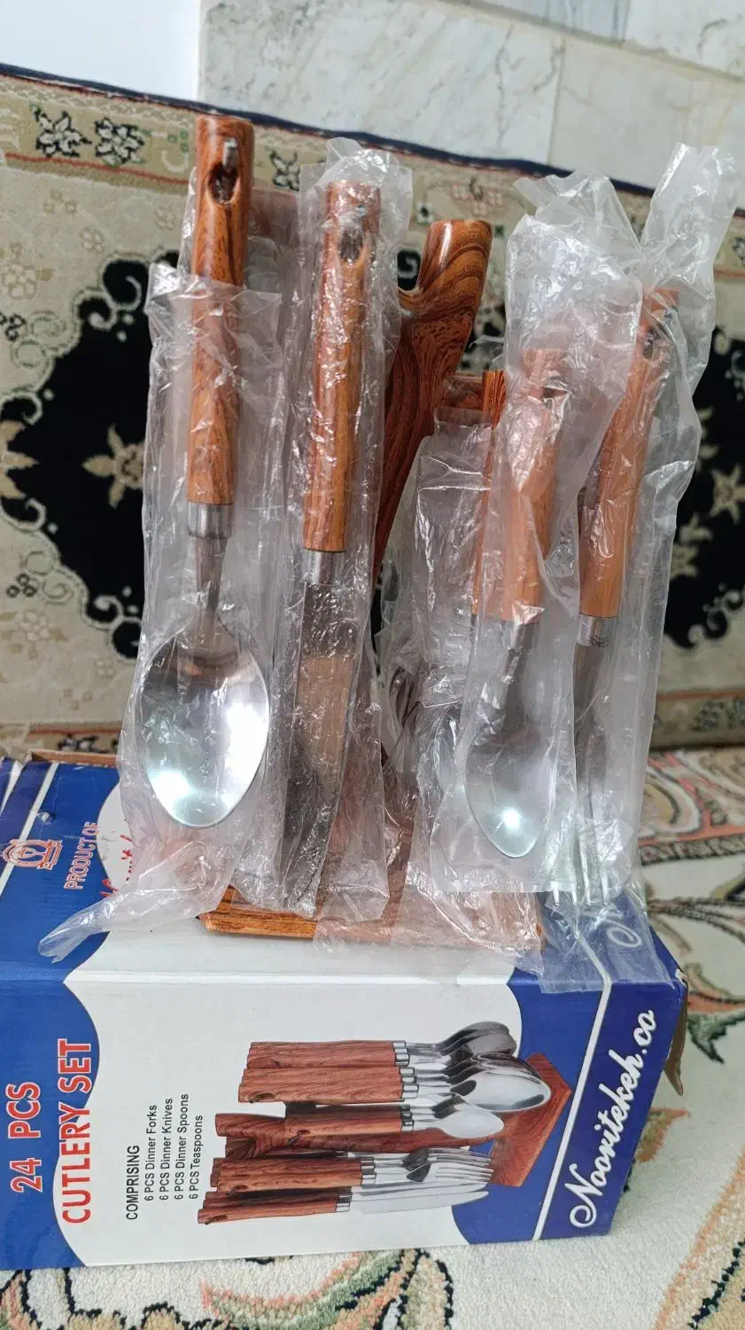 سرویس قاشق چنگال|ظروف سرو و پذیرایی|قم, نوبهار|دیوار