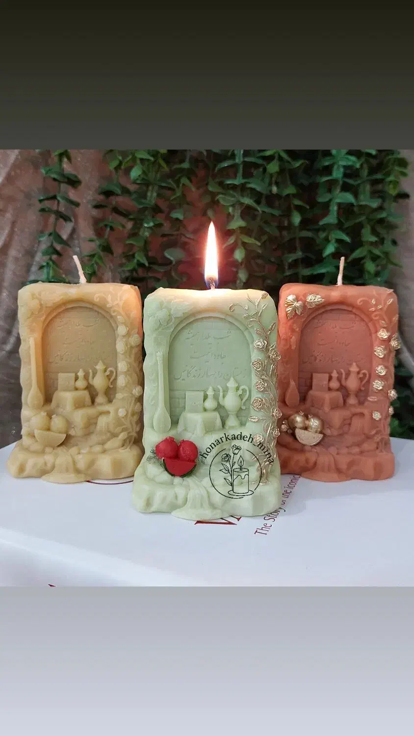 شمع های یلدایی|صنایع دستی و سایر لوازم تزئینی|بندرعباس, |دیوار