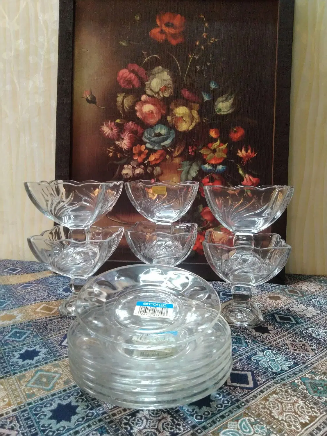 بستنی خوری اصفهان و نعلبکی آرکروک فرانسه|ظروف سرو و پذیرایی|تهران, یوسفآباد|دیوار