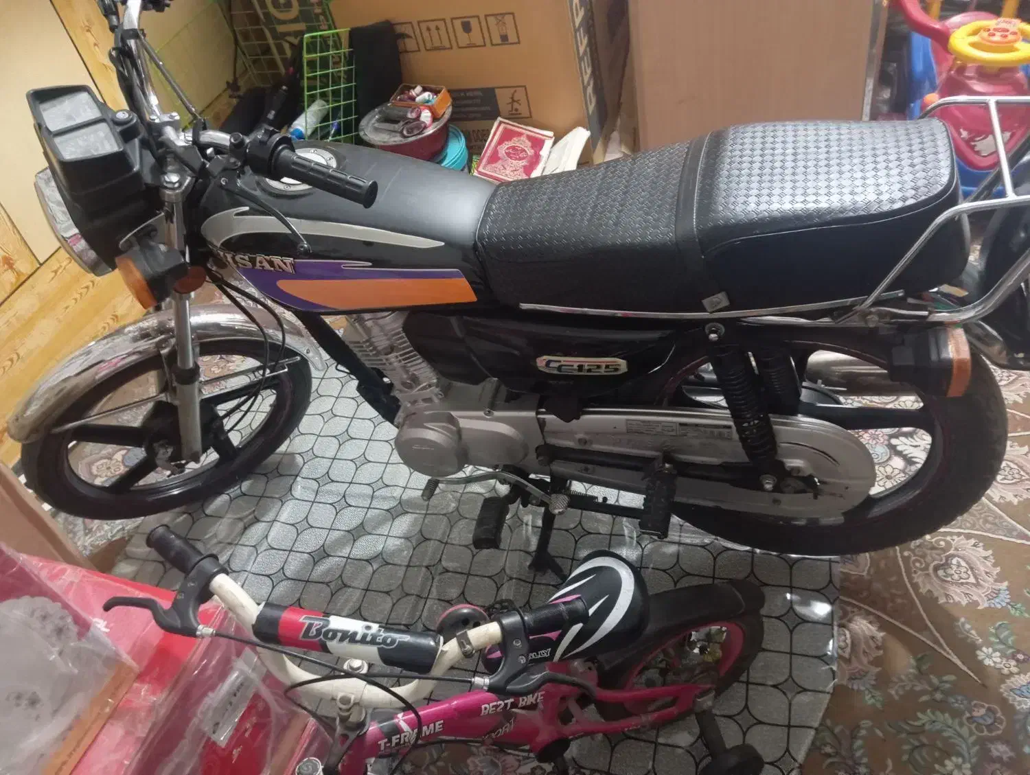 فروش موتور 125 احسان|موتورسیکلت|بند زرک, |دیوار