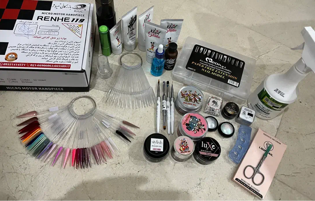 لوازم ناخن کامل|آرایشی، بهداشتی، درمانی|قم, سالاریه|دیوار