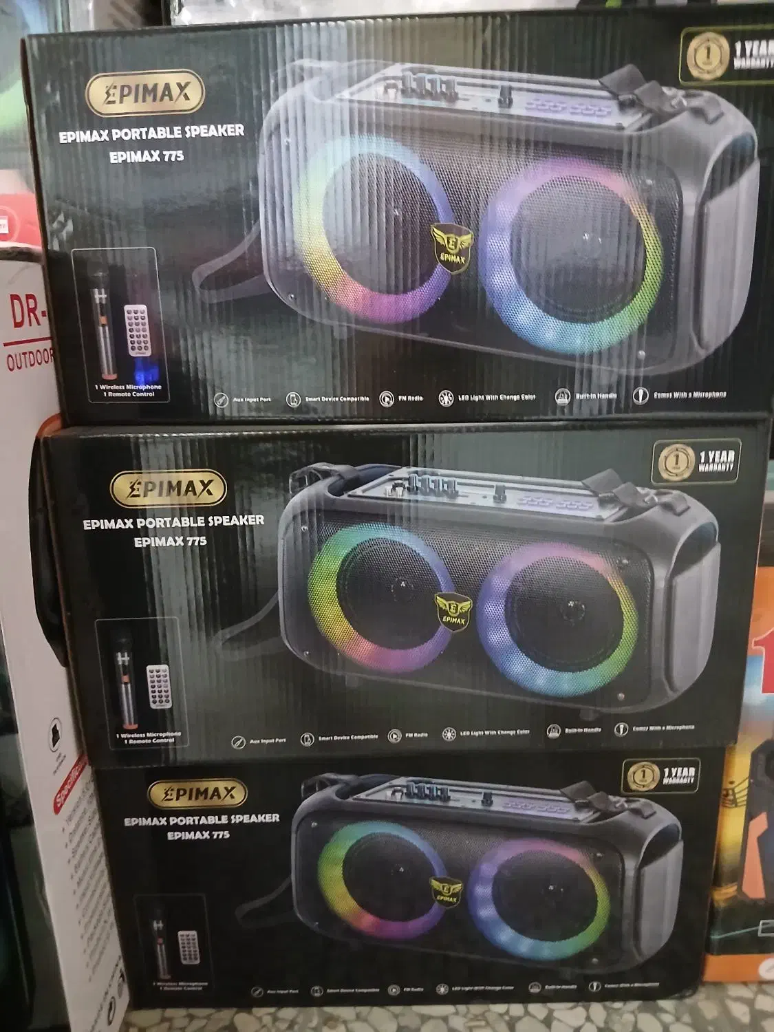 اسپیکرپارتی باکس اپی مکس مدل ۷۷۵بامیکروفون|صوتی و تصویری|اصفهان, زاجان|دیوار