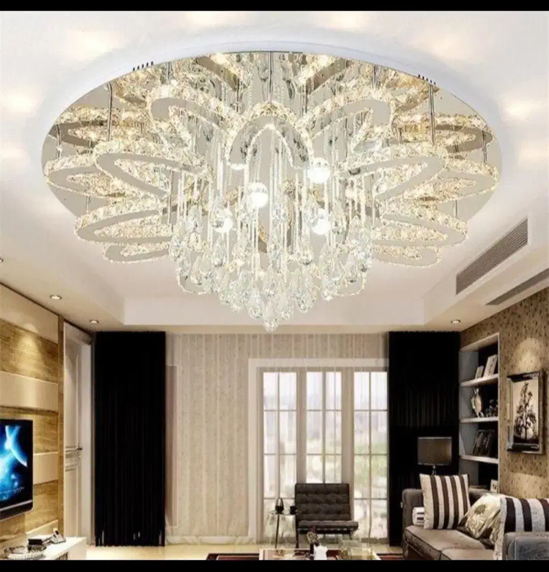 لوستر الماس. کهکشانی سقفی غزل. AC light|لوستر و چراغ آویز|تهران, سنگلج (شاپور)|دیوار