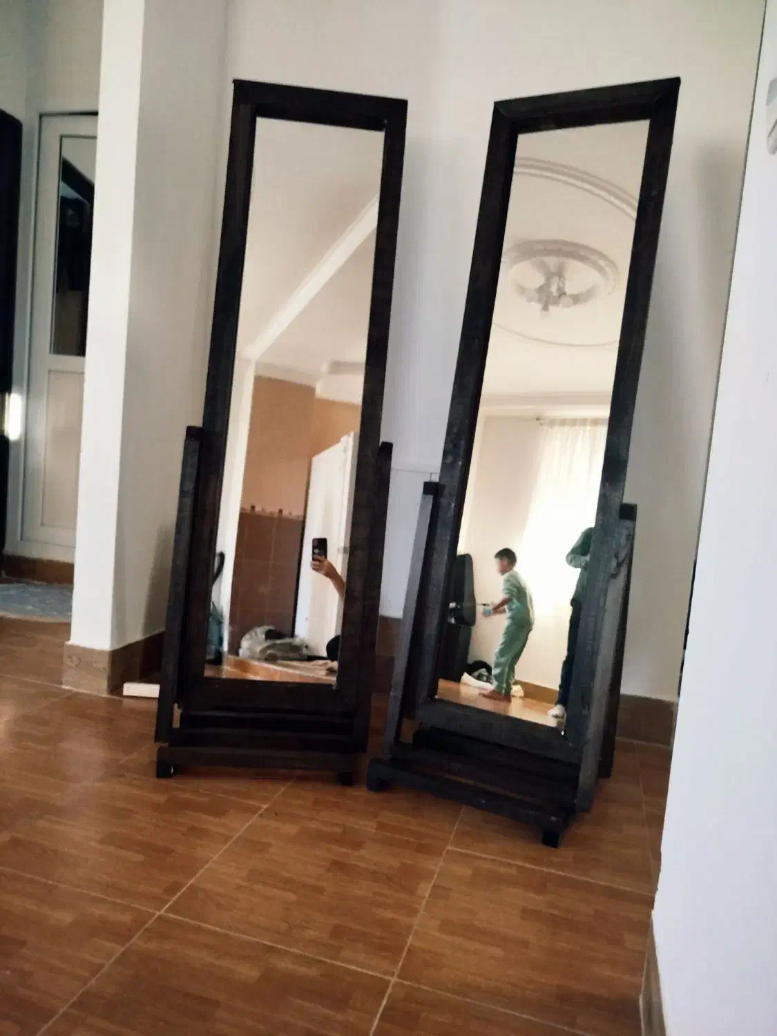 قبول انواع آینه های چوبی در انواع اندازه ها|آینه|مهاباد (آذربایجان غربی), |دیوار