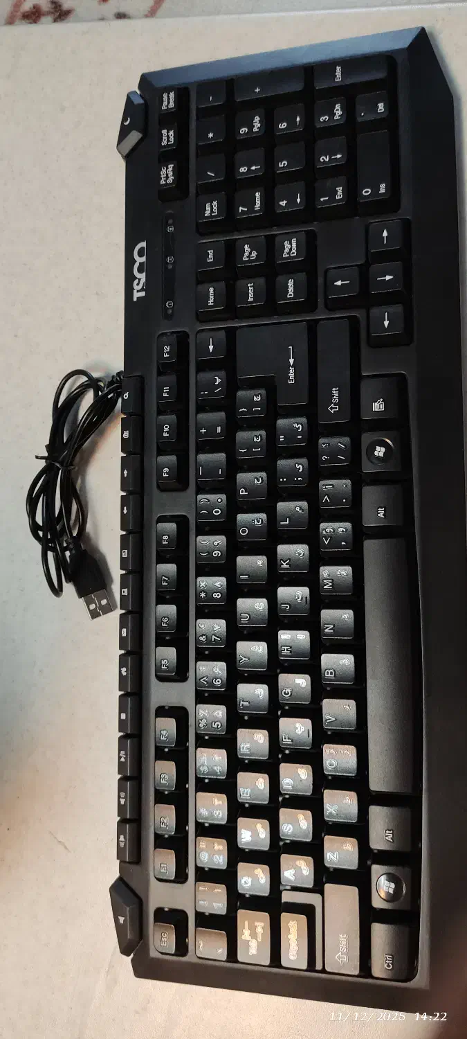 مانیتور S19C325N plus با ست کیبورد وماوس تسکو|قطعات و لوازم جانبی رایانه|کرج, شهرک بنفشه|دیوار