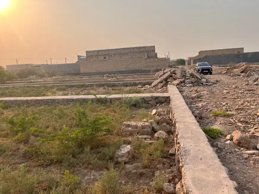 زمین ۲۴۰ متری سنک کاری شده|فروش زمین و ملک کلنگی|اهواز, فدک|دیوار