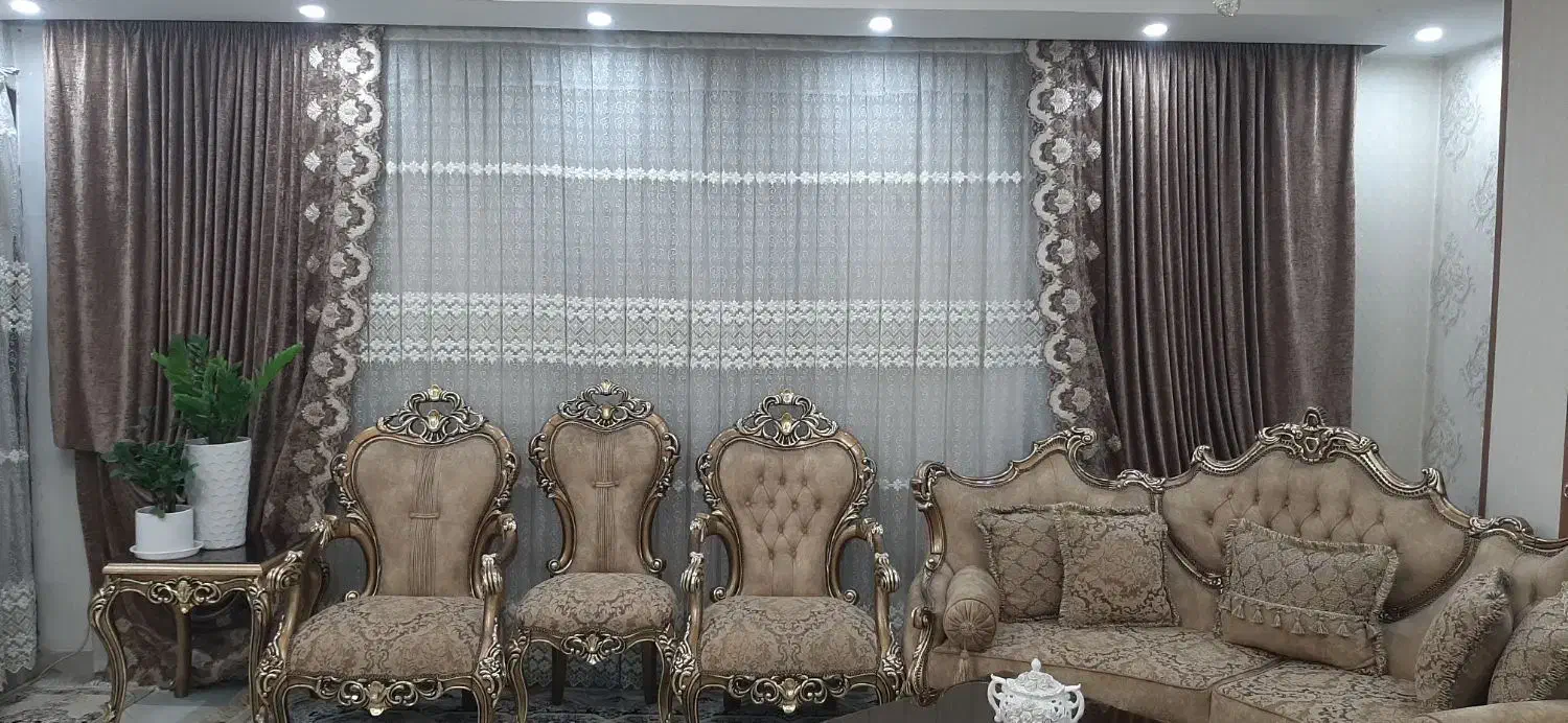 پرده سلطنتی شیک وخارجی باضمانت|پرده، رانر، رومیزی|محمدشهر, سیدآباد|دیوار