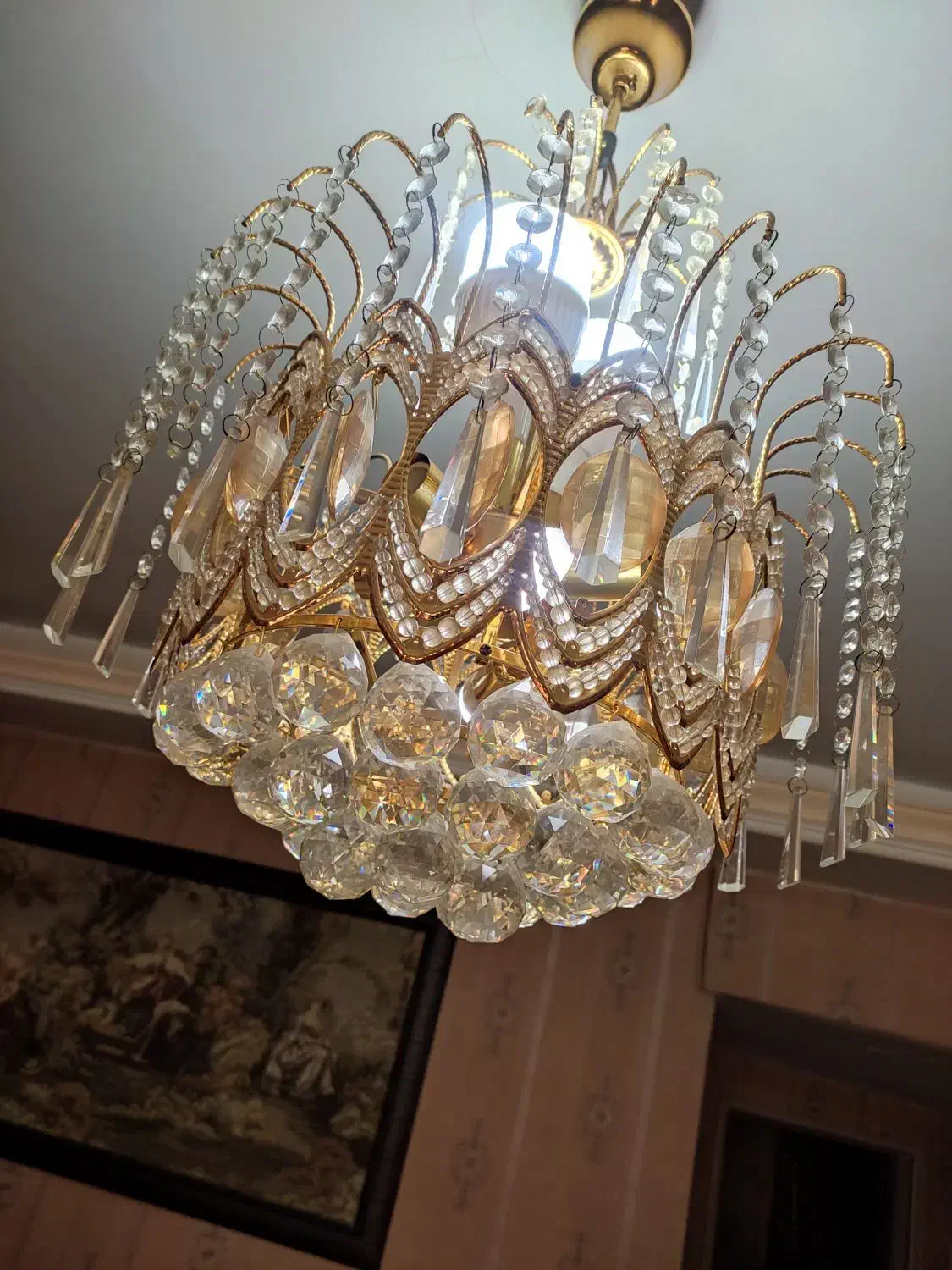 لوستر سقفی|لوستر و چراغ آویز|اسلام‌شهر, شهرک واوان|دیوار