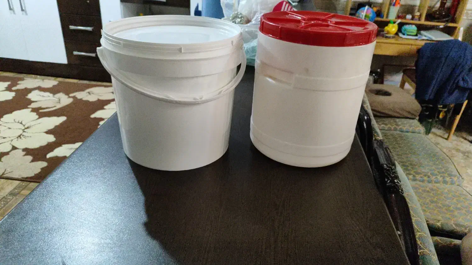 سطل ۱۰ کیلویی|ظروف نگهدارنده، پلاستیکی، یک‌بارمصرف|رامهرمز, |دیوار