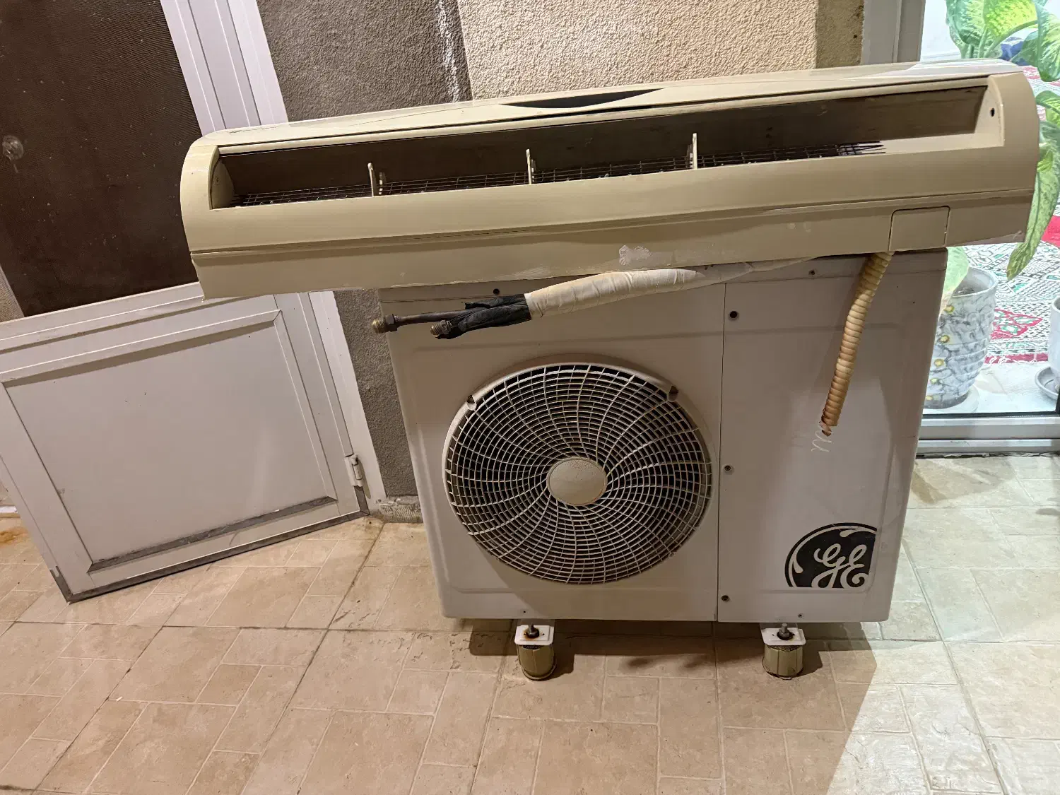 اسپیلت جنرال الکتریک آمریکایی اصل|کولر گازی و فن‌کوئل|جم, |دیوار