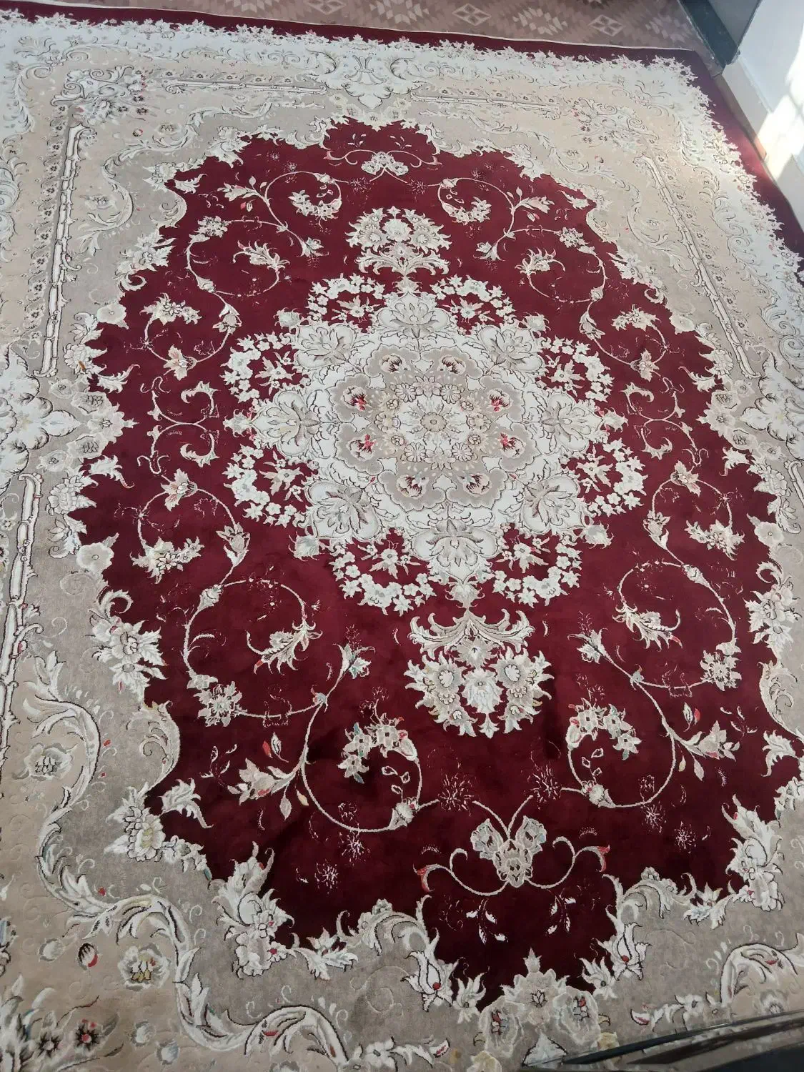 دو تخته فرش ۱۲ متری|فرش|تاکستان, |دیوار