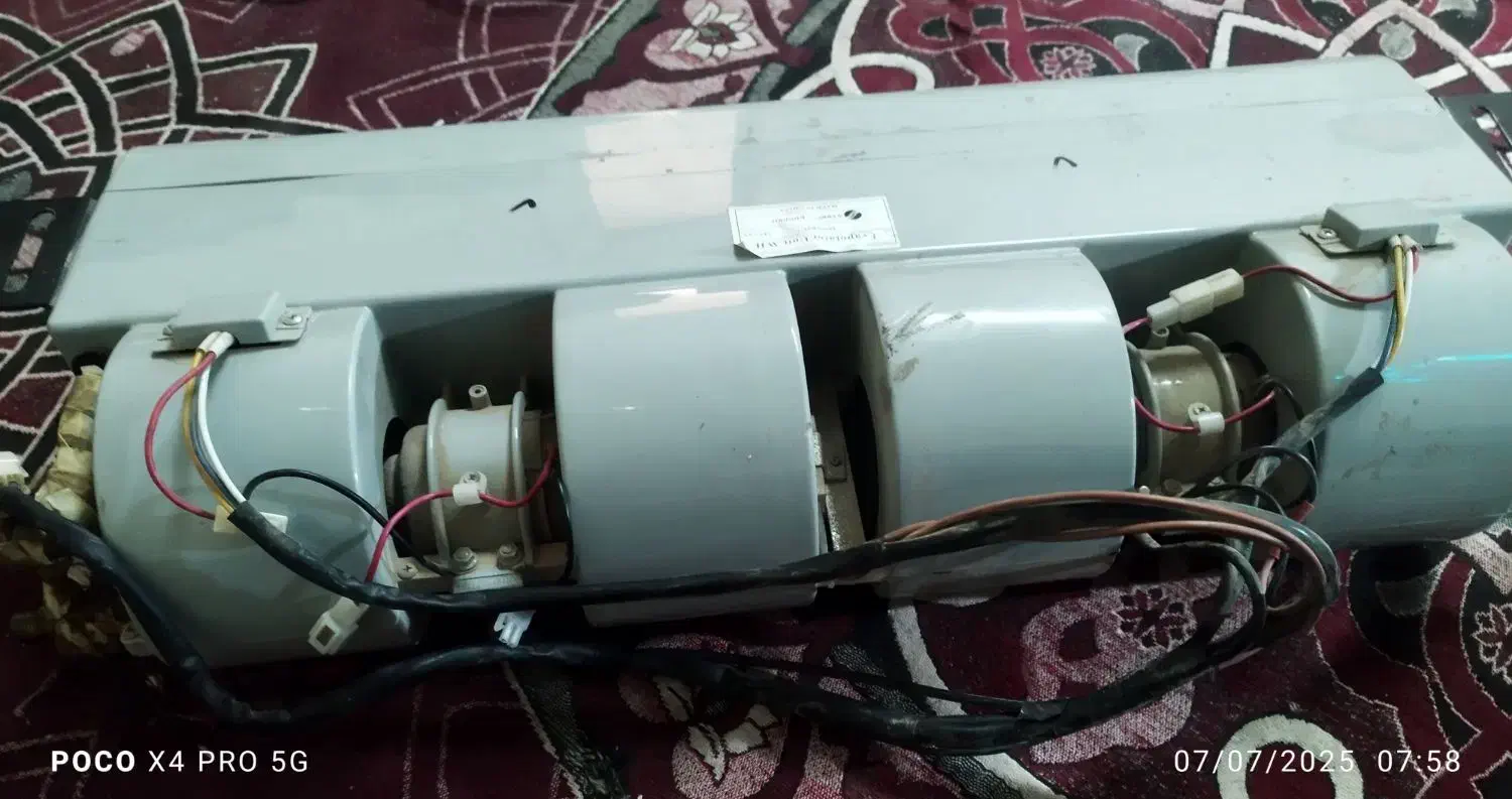 پنل کولر دو فن 24v|کولر گازی و فنکوئل|اهواز, کوی مهدیس|دیوار