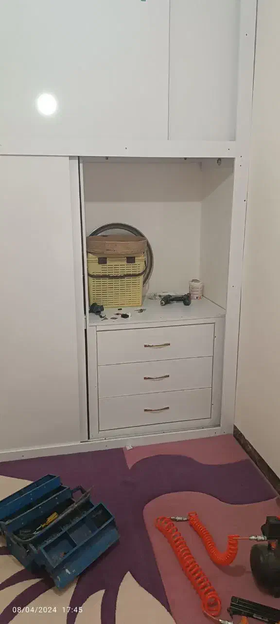 ساخت نصب کمد دیواری|جاکفشی، کمد، دراور|کوهدشت, |دیوار