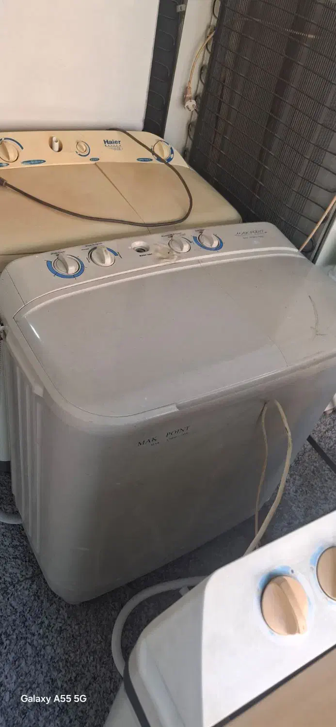 لباس شویی سطلی دوقلو 9کیلو هایر|ماشین لباسشویی و خشک‌کن لباس|تهران, جوادیه تهرانپارس|دیوار