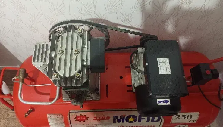 پمپ باد250 لیتری  در حد  فروش فوری|ابزارآلات|اردبیل, |دیوار