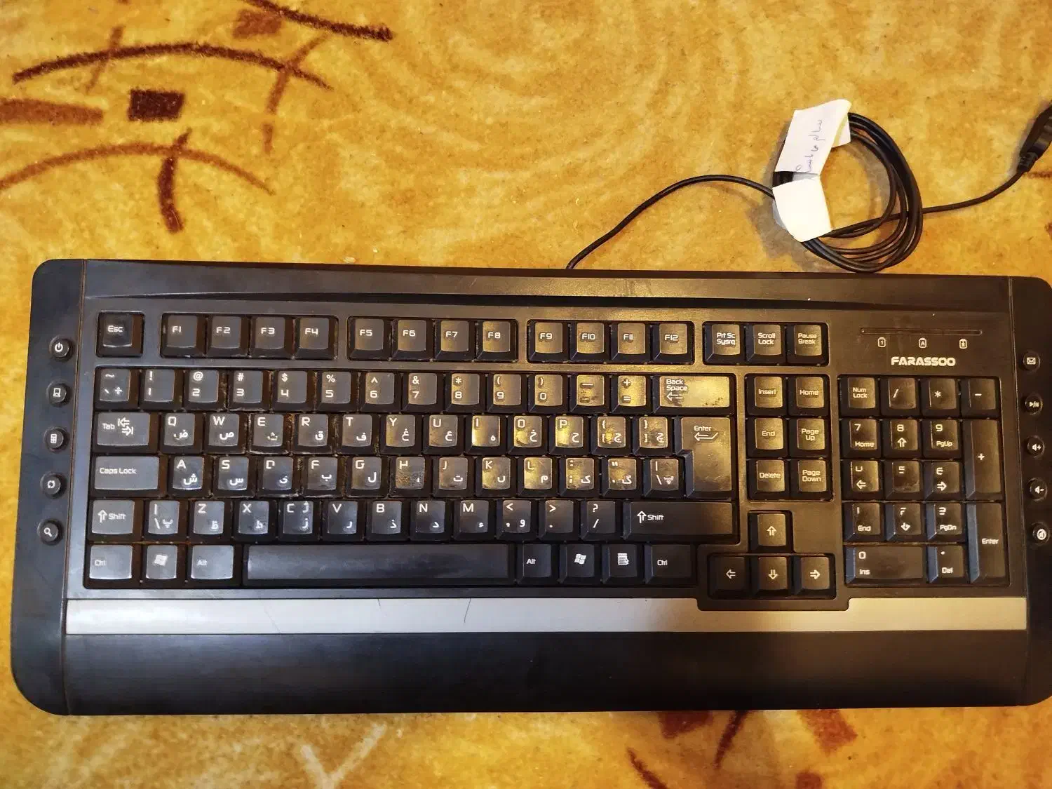 کیبورد سیمی  farassoo|قطعات و لوازم جانبی رایانه|بندرعباس, |دیوار