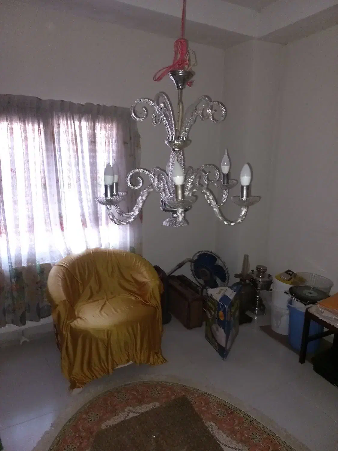 لوستر۶شاخه بلور|لوستر و چراغ آویز|محمدشهر, شهرک پیام (مهرالبرز)|دیوار