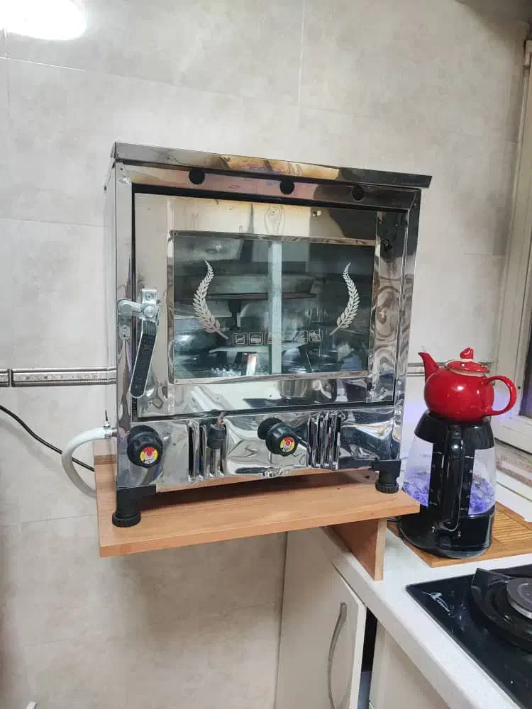 تنور گازی استیل دوطبقه|اجاق گاز و لوازم برقی پخت‌وپز|تهران, کوی بیمه|دیوار