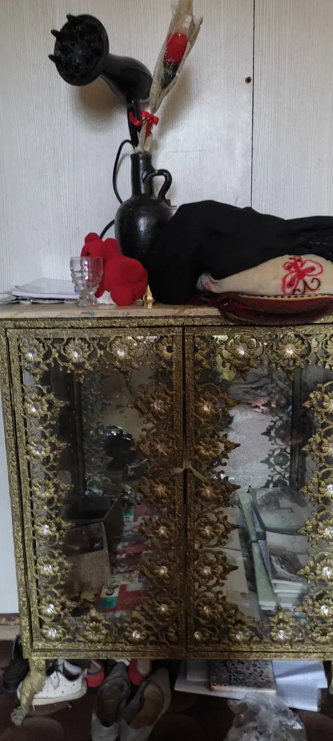 چهار تیکه برنز|بوفه، ویترین، کنسول|آزادشهر, |دیوار