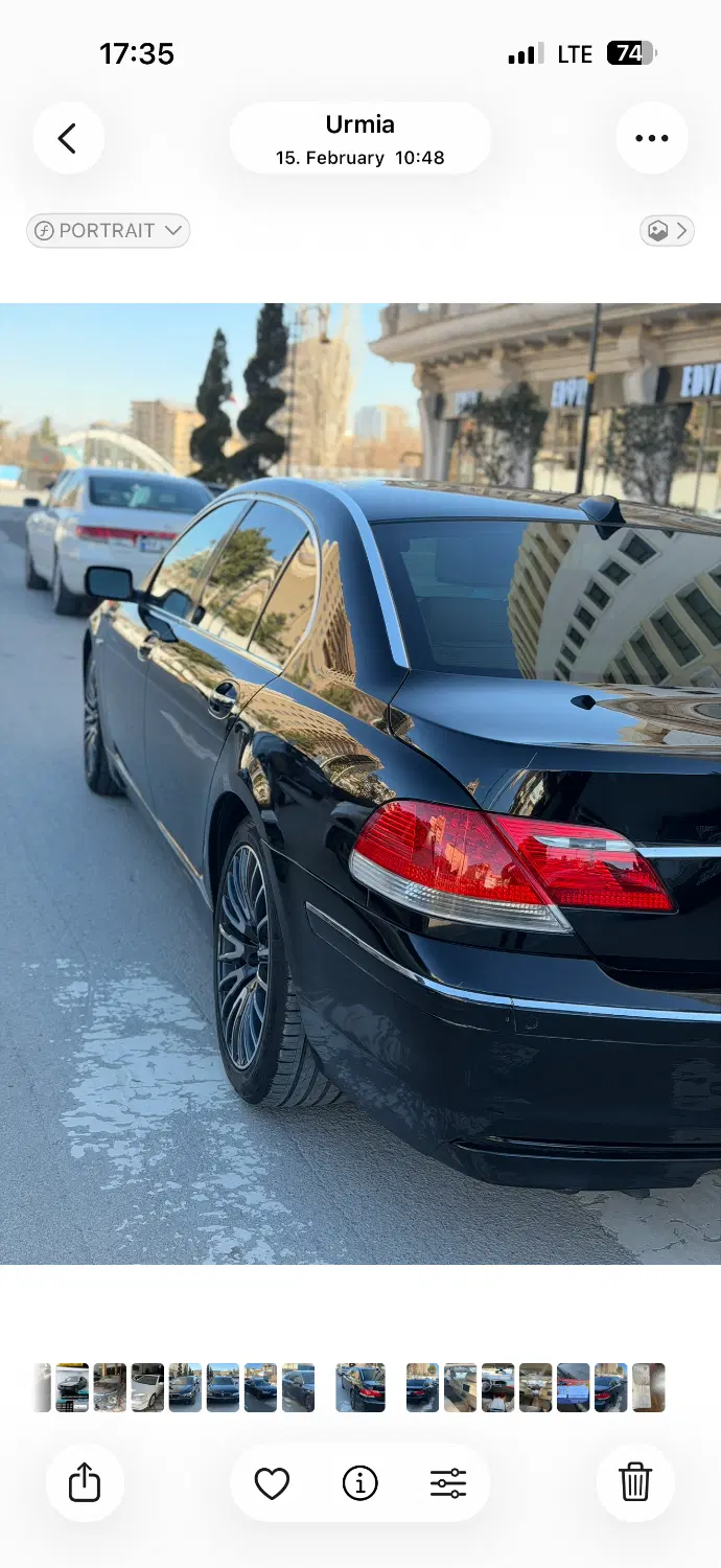 BMW 740 Li  model 2008|خودرو سواری و وانت|تهران, ده‌ونک|دیوار