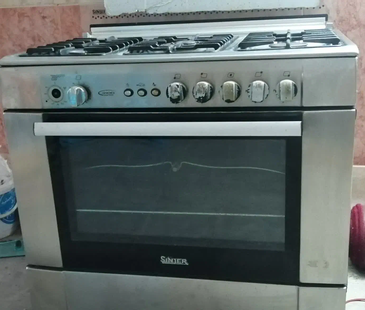 گاز پنج شعله فر دار|اجاق گاز و لوازم برقی پختوپز|فردوس (خراسان), |دیوار