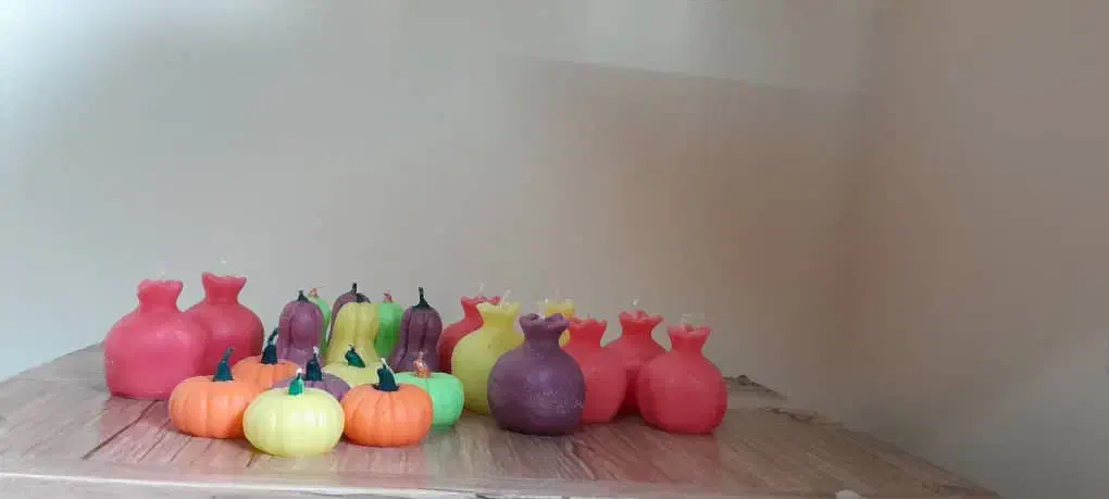 فروش ویژه انواع شمع های یلدا ونماد سال و گل|صنایع دستی و سایر لوازم تزئینی|خمینیشهر, |دیوار