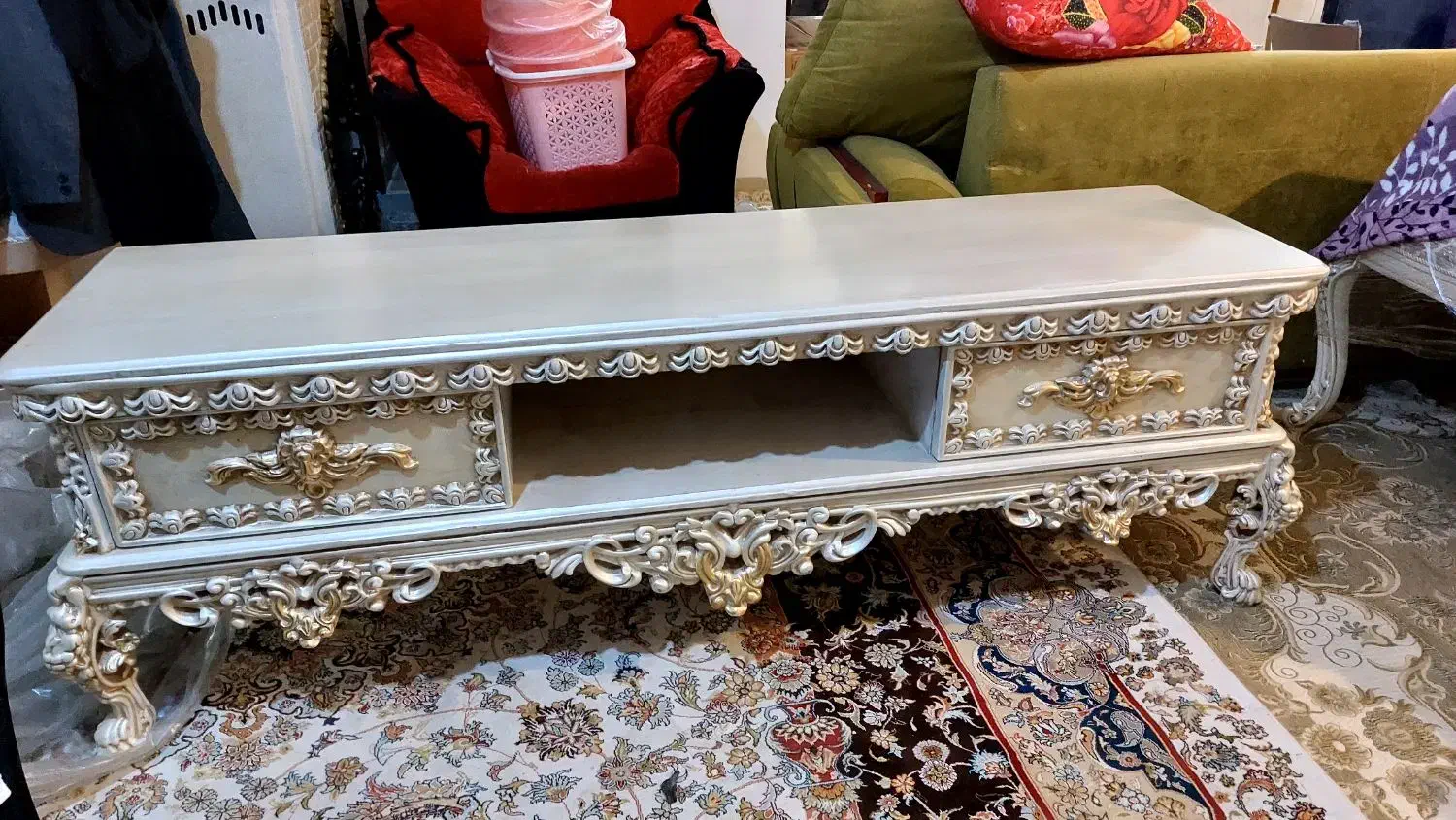 میز تی وی سلطنتی نو بفروش میرسد|میز تلویزیون|پارسآباد, |دیوار