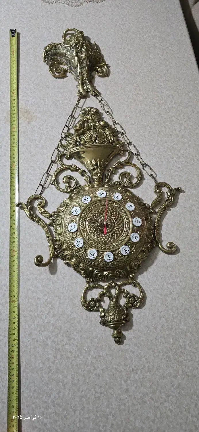 ساعت برنزی|ساعت دیواری و تزئینی|کرمانشاه, |دیوار