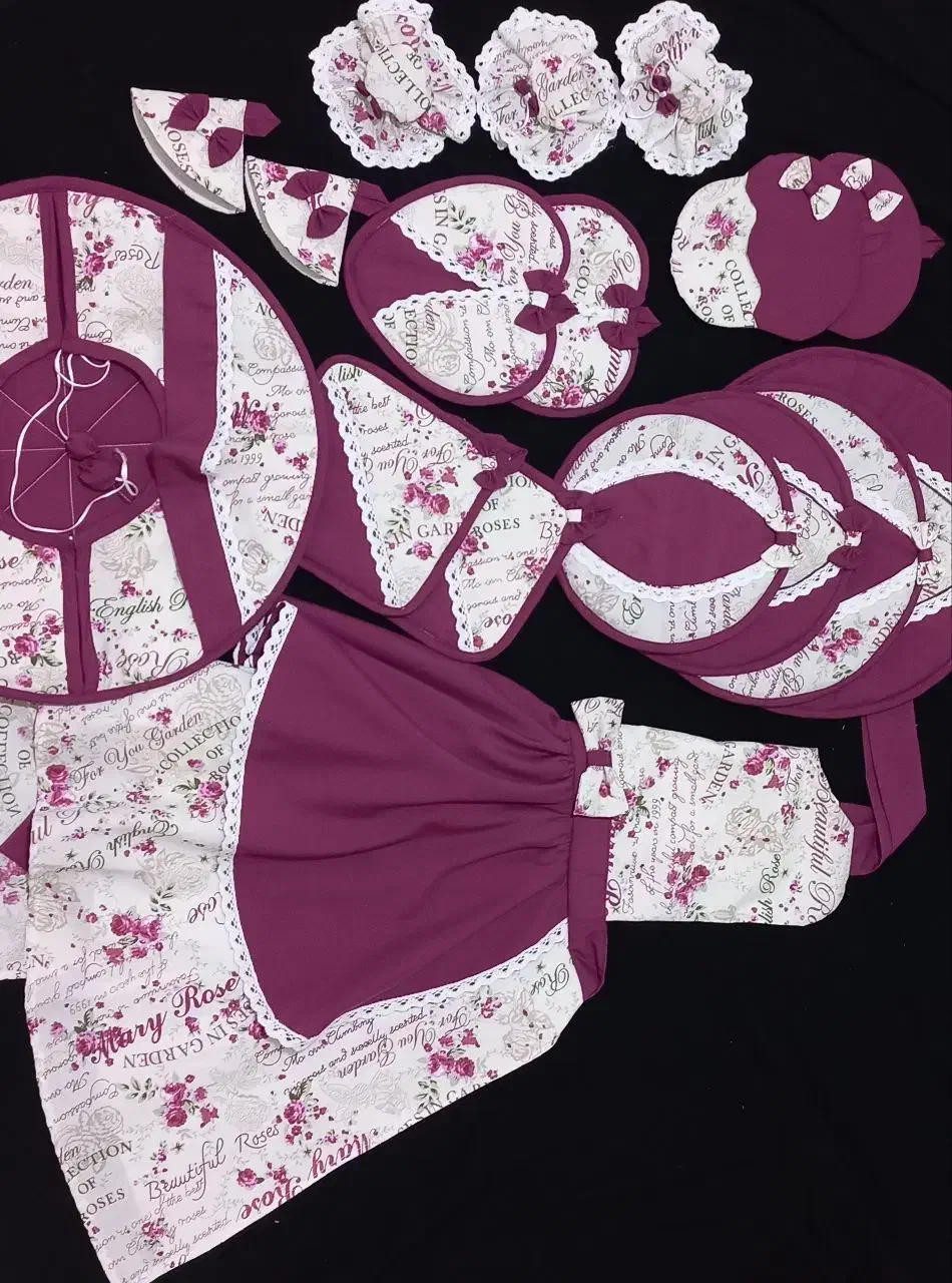 دوخت انواع سرویس آشپزخانه|سفره، حوله، دستمال آشپزخانه|قم, انسجام|دیوار