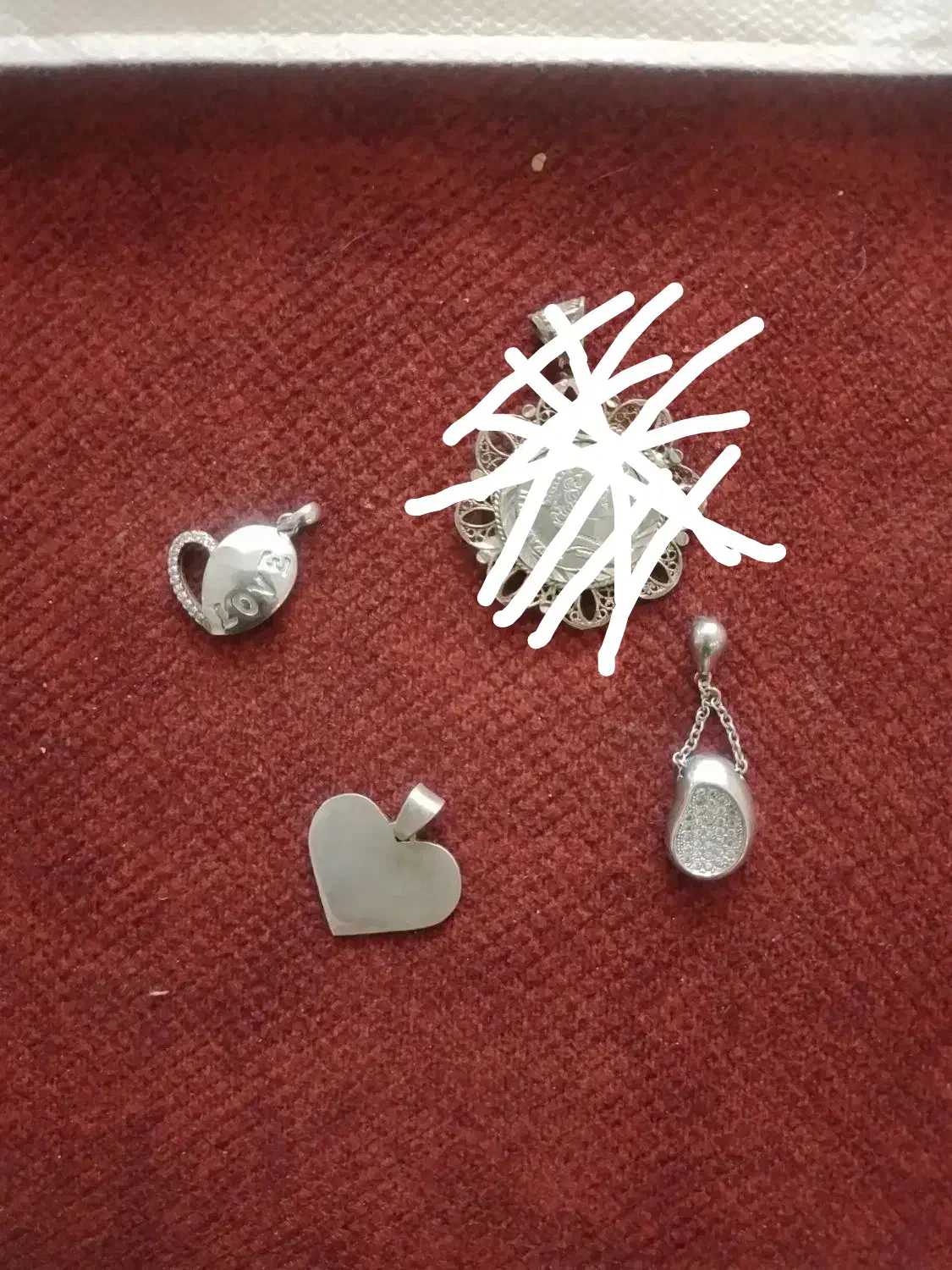 پلاک نقره ۹۲۵ سه عدد|جواهرات|کرمانشاه, |دیوار