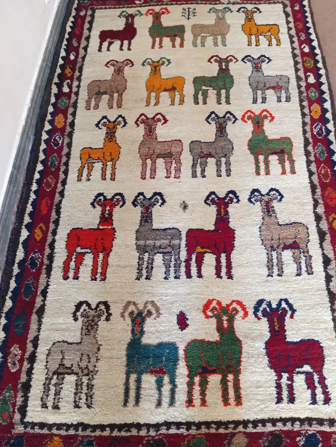 دستباف|فرش|شیراز, گویم|دیوار