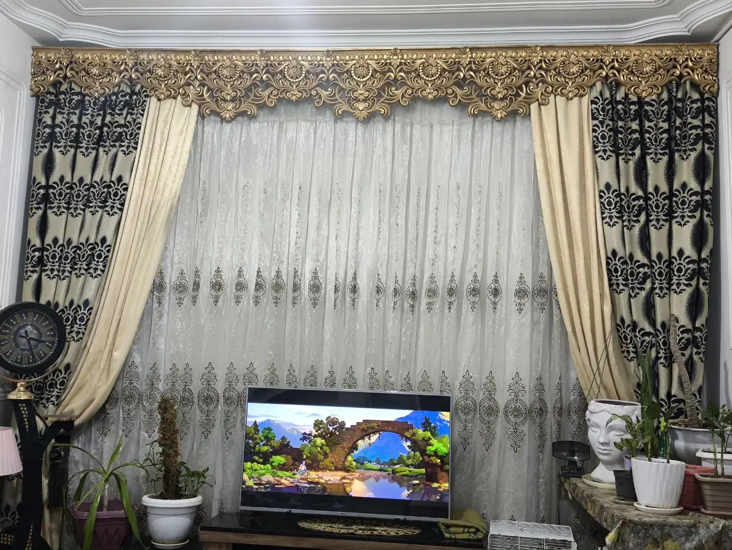 پرده پذیرایی فروش فوری|پرده، رانر، رومیزی|زاهدان, |دیوار