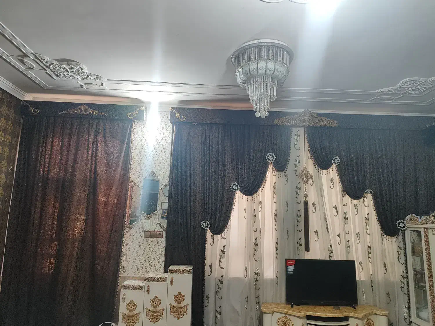 پرده سلطنتی|پرده، رانر، رومیزی|جهرم, |دیوار